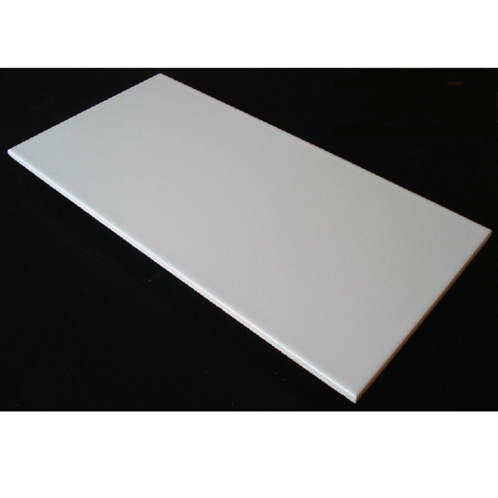 Seinaplaat Concept läikiv valge 20 x 40 cm