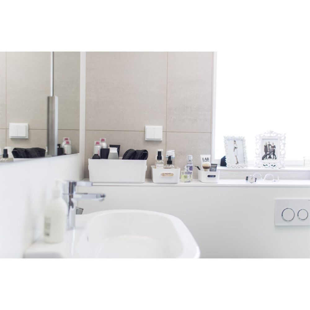 Säilituskarp SmartStore Compact M valge 29,5 x 19,5 x 12 cm