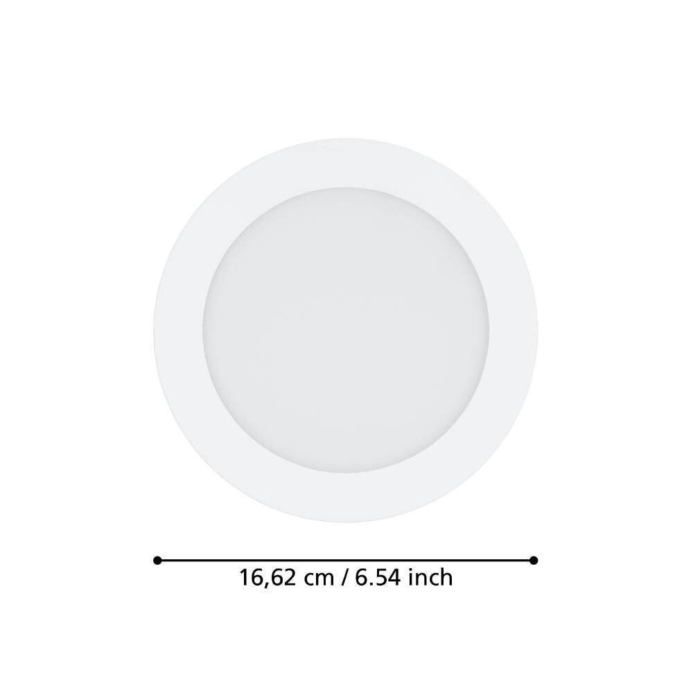 Süvistatav LED-kohtvalgusti Eglo Connect Fueva-Z Ø 16,5 cm valge