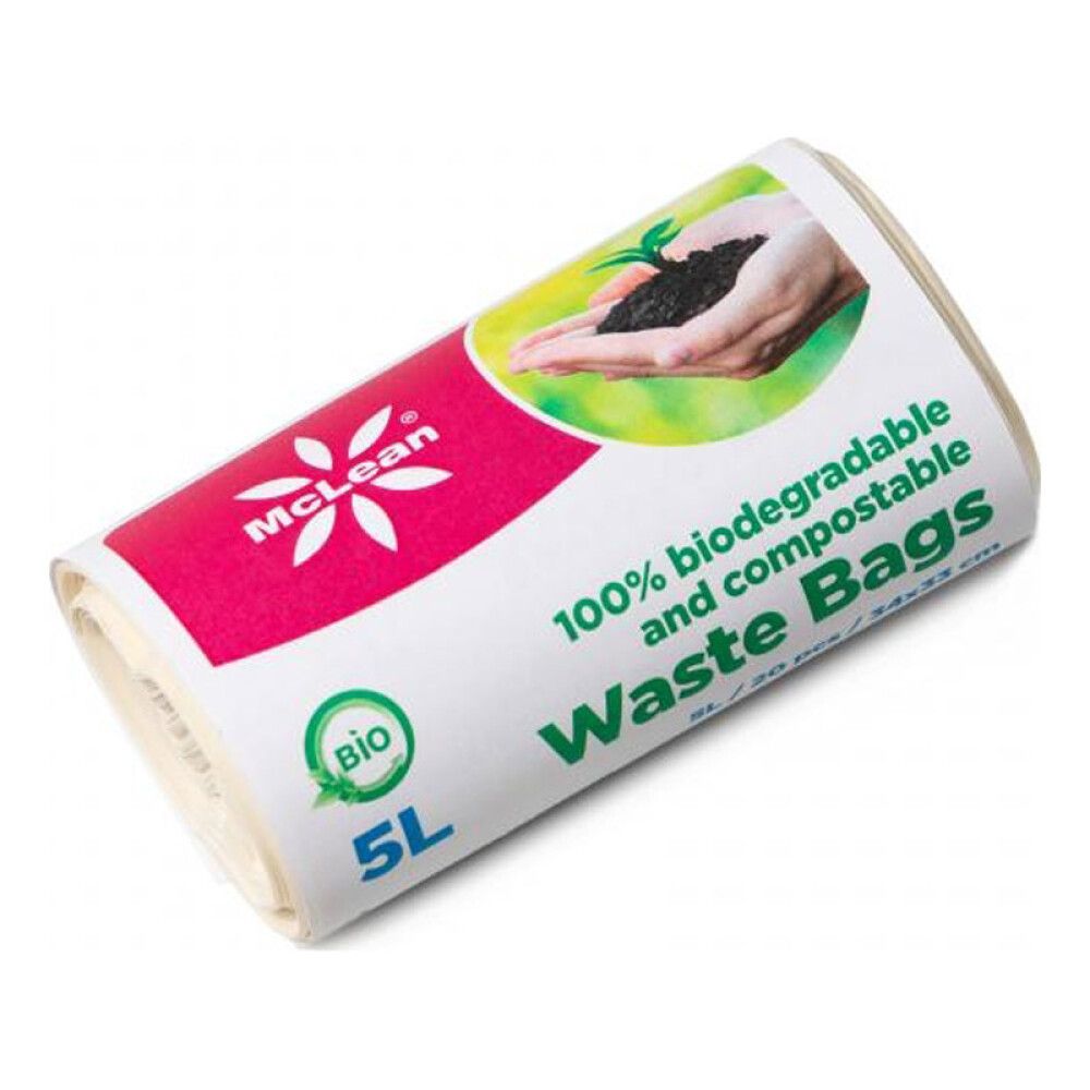 Prügikotid McLean Food Waste Bags 20 tk / rullis 5 l