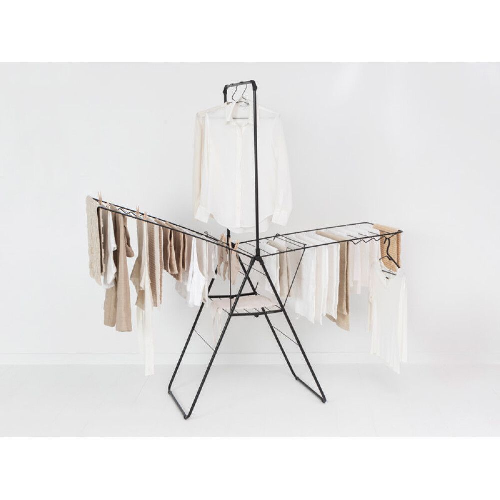 Pesukuivatusrest Brabantia HangOn 25 m, must