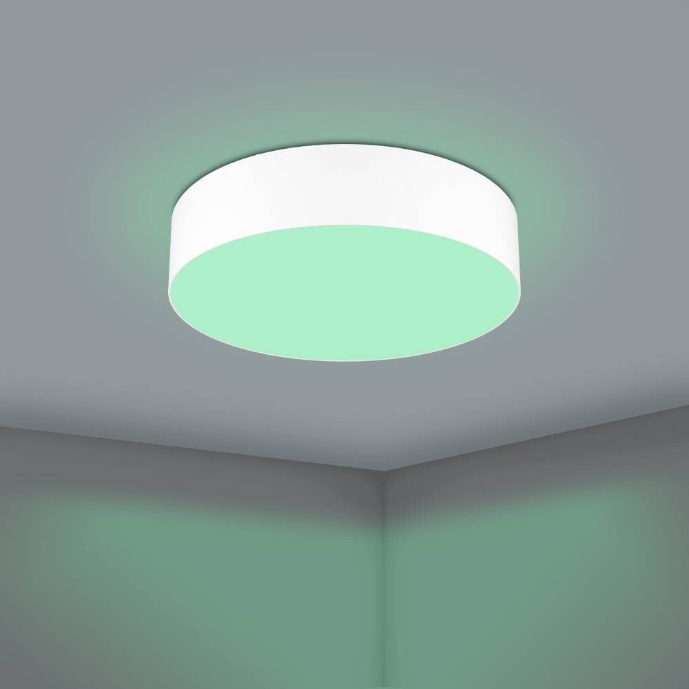 LED-laevalgusti Eglo Connect Romao-Z RGB Ø 57 cm valge