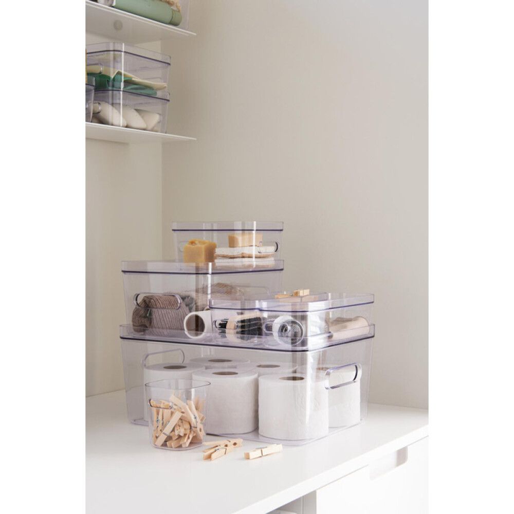 Säilituskarp SmartStore Compact Slim läbipaistev