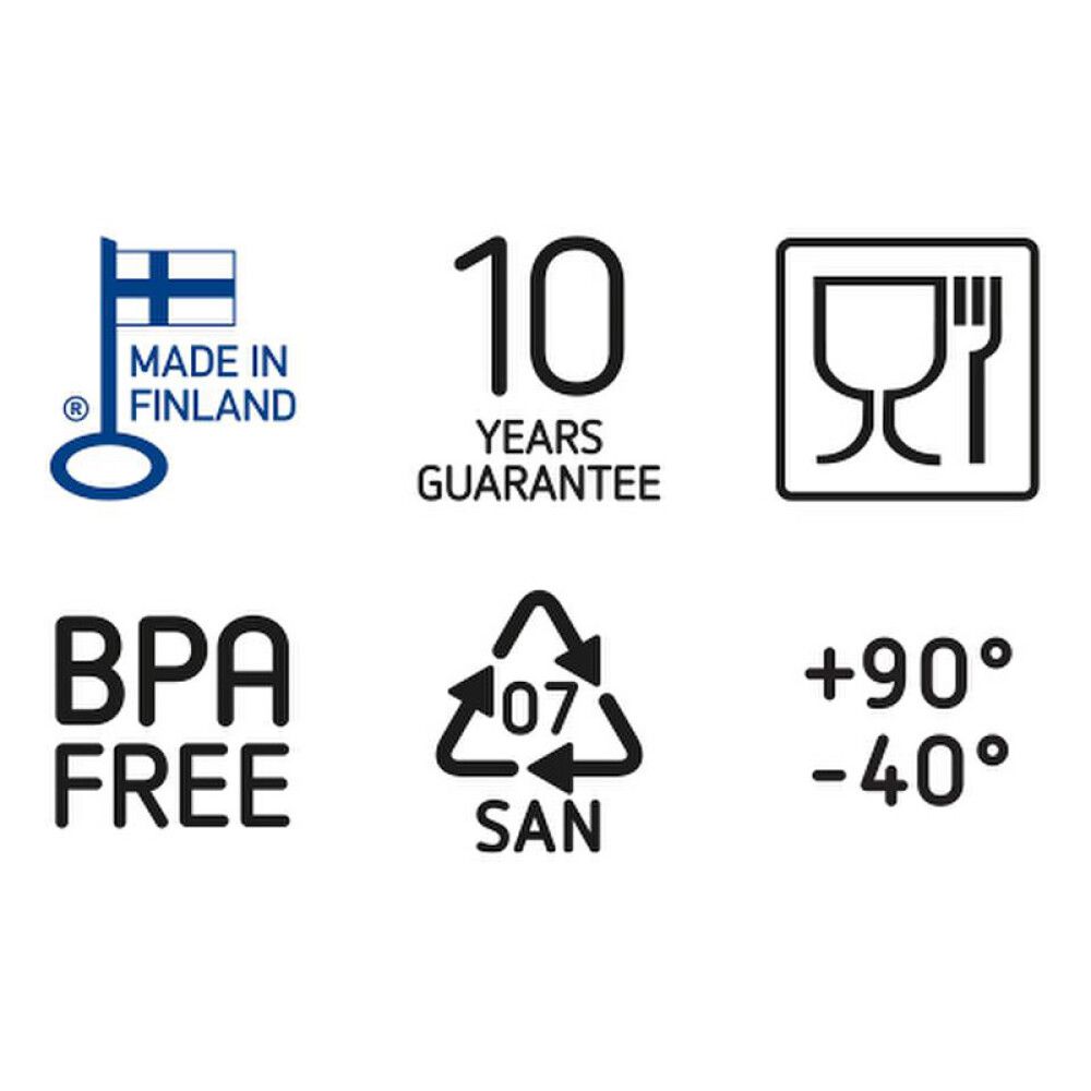 Säilituskarp SmartStore Compact Slim läbipaistev