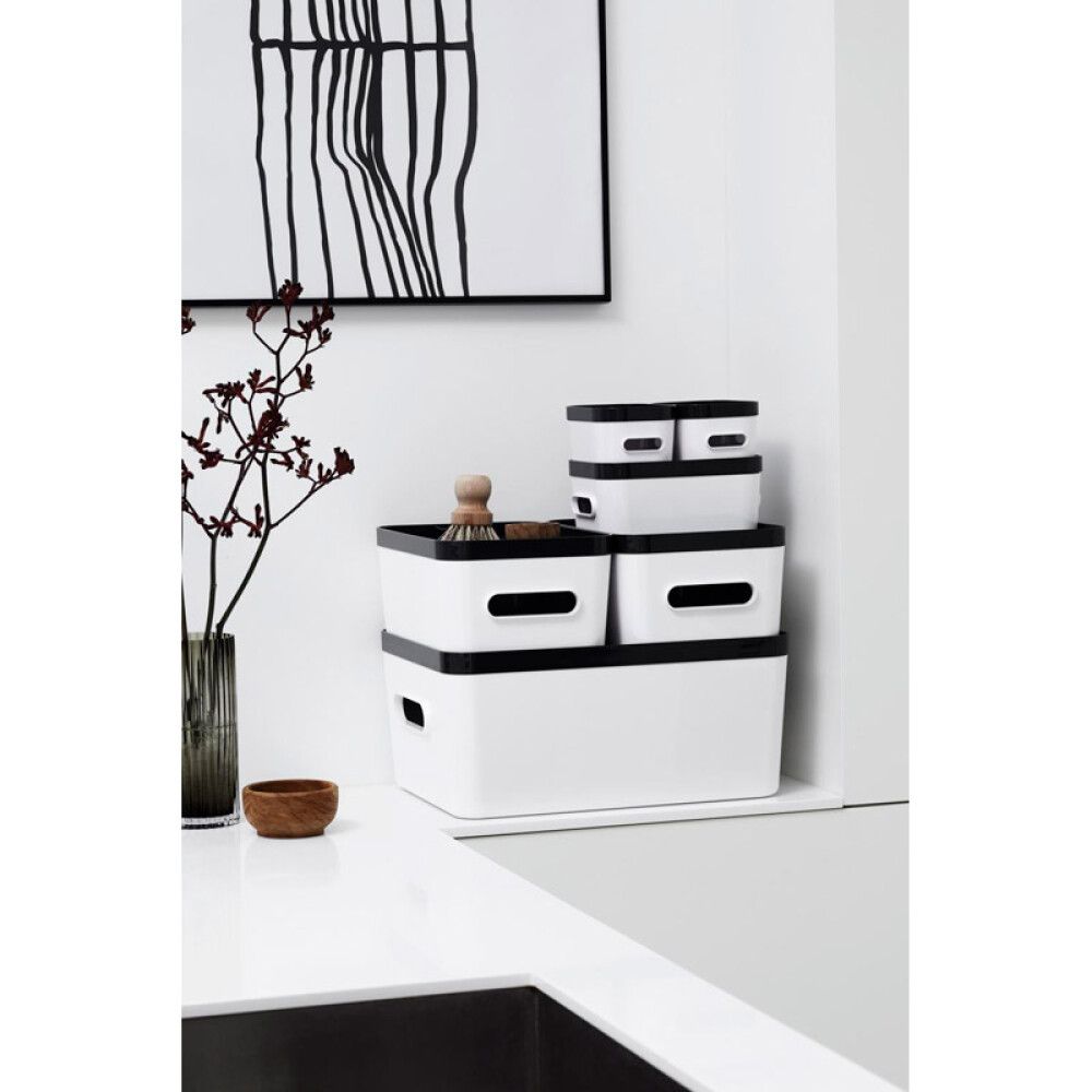 Säilituskarp SmartStore Compact L valge 41 x 28,7 x 15,5 cm