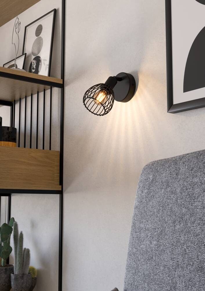 Kohtvalgusti Eglo Sonnino 9,5 cm, Must