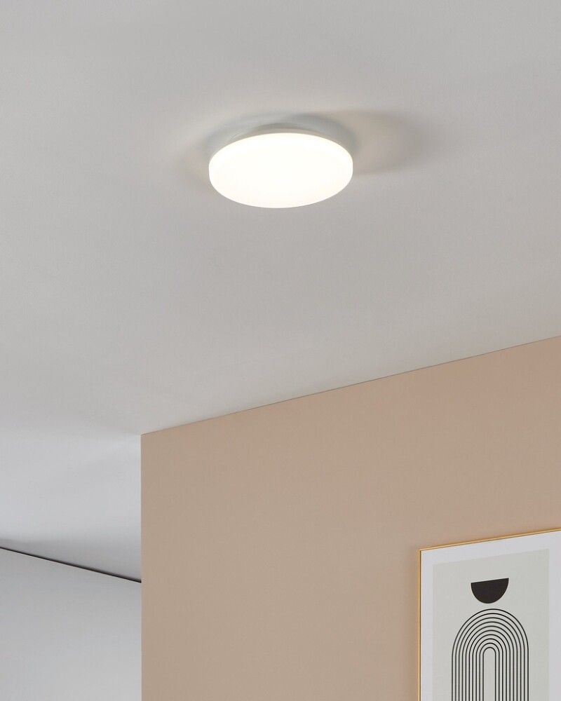 Välisvalgusti Eglo Castagneto Ø 26 cm valge IP54