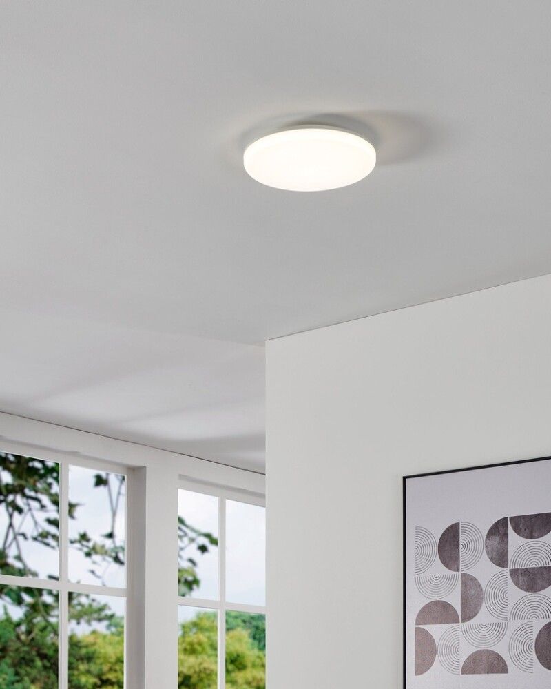 Välisvalgusti Eglo Castagneto Ø 31 cm valge IP54