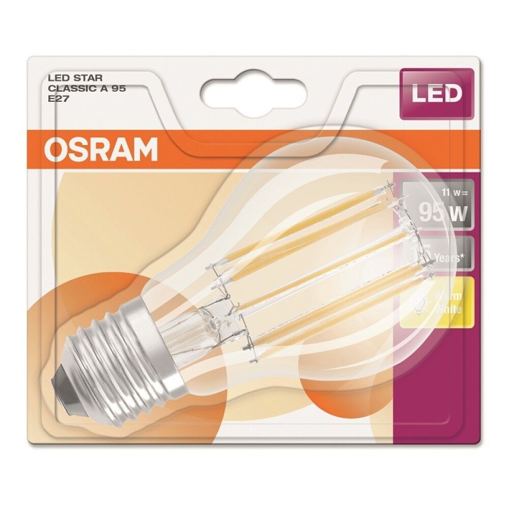LED-lamp Osram Retrofit Classic A 10 W/2700K E27