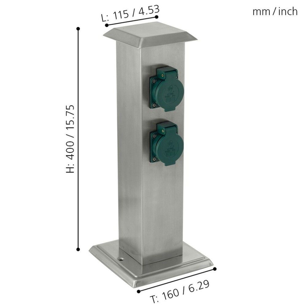 Pistikupesade post Eglo Park 4 hall