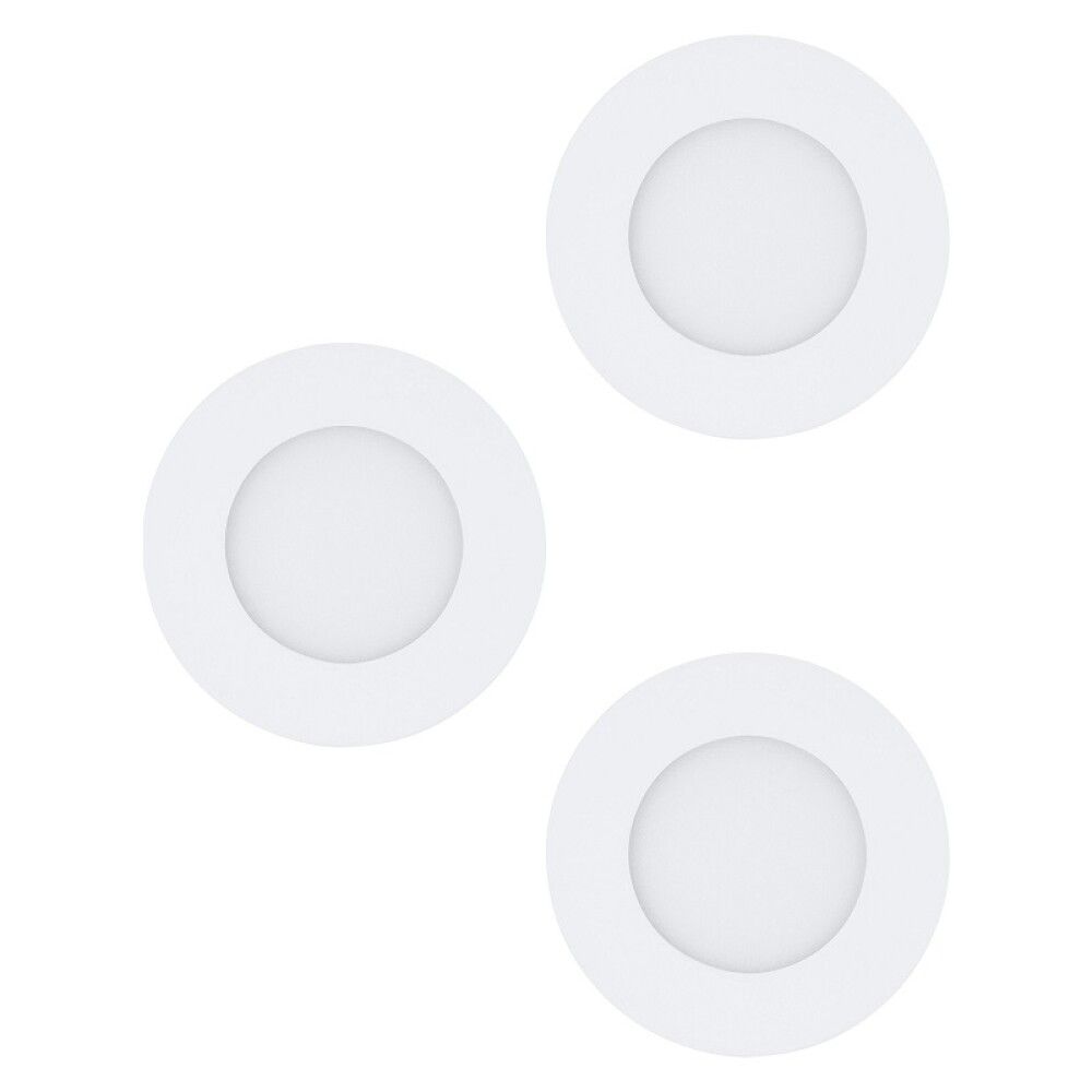 Süvistatav kohtvalgusti Eglo Fueva 1 3 tk/pakk, valge 85 mm