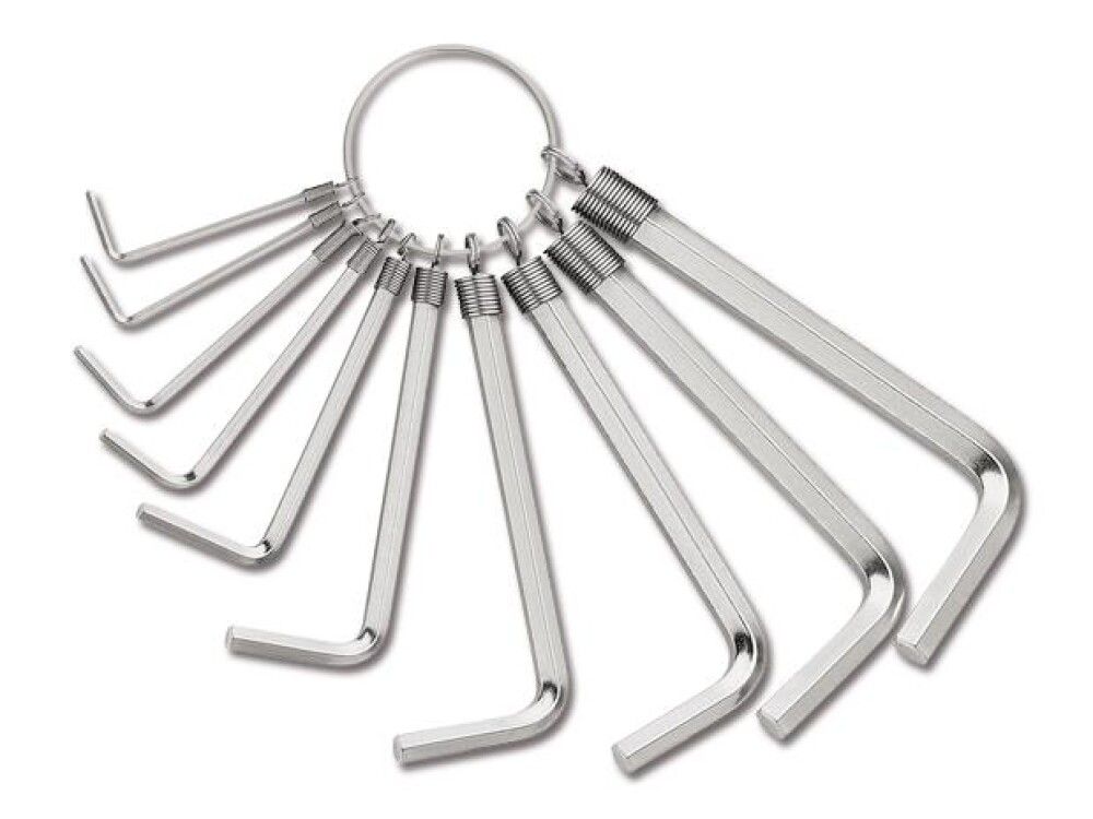 Kuuskantvõtmete komplekt 1,5 - 10 mm