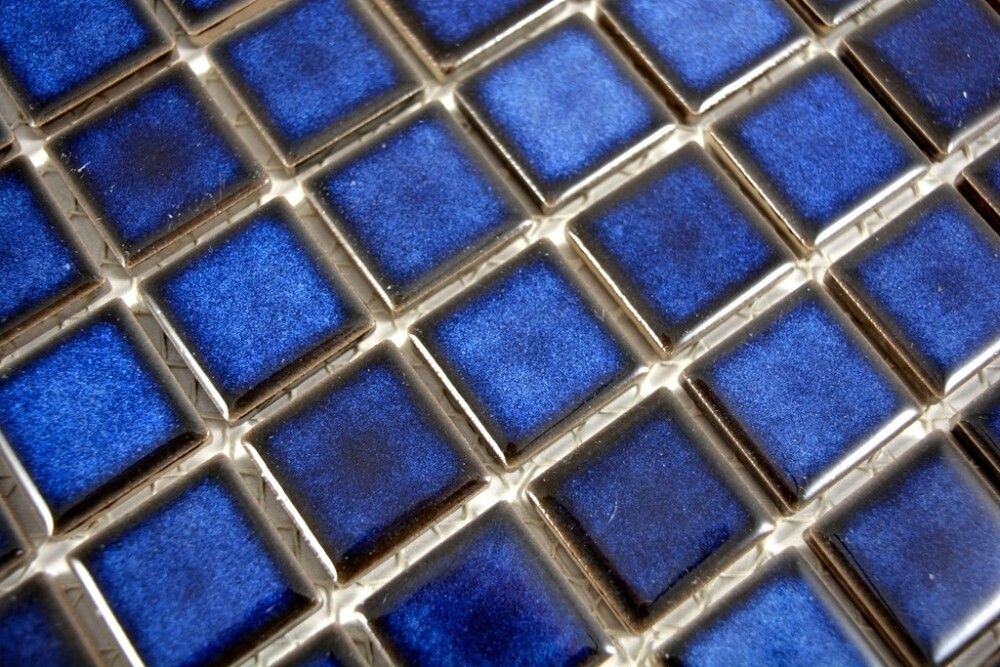 Mosaiik Uni Cobalt 30,2 x 33 cm