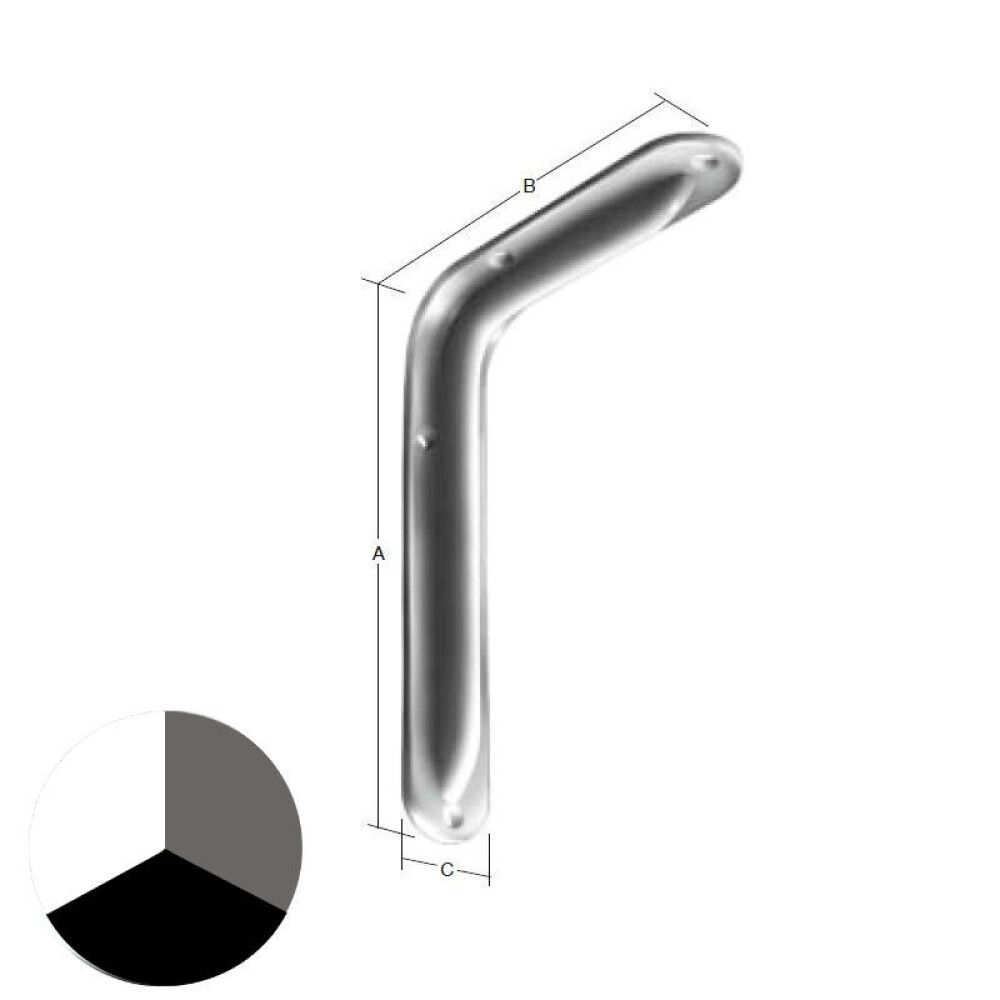 Riiulikandur Vormann Format valge 345 x 230 x 41 mm