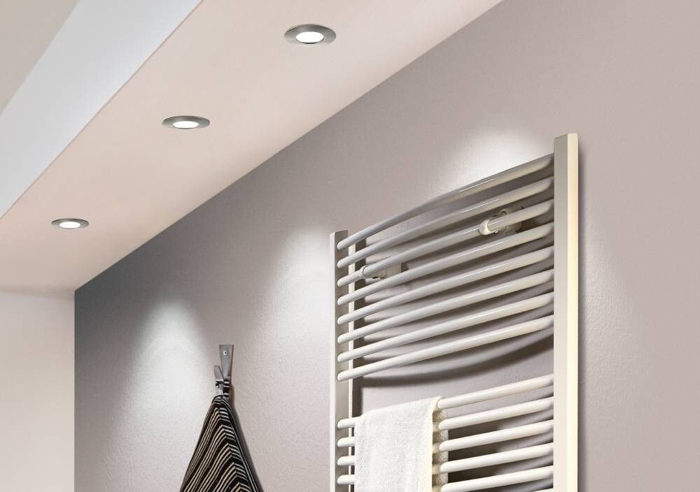 Süvistatav kohtvalgusti Pineda Ø 78 mm, harjatud teras