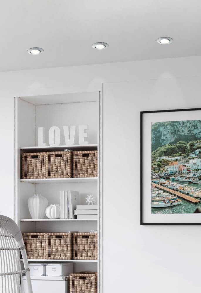 Süvistatav kohtvalgusti Pineda 1 hämardatav, kroom