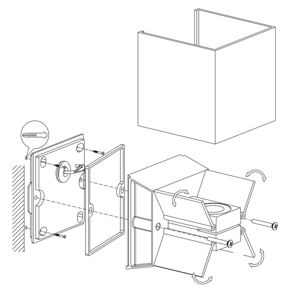 Välisvalgusti Eglo Calpino LED