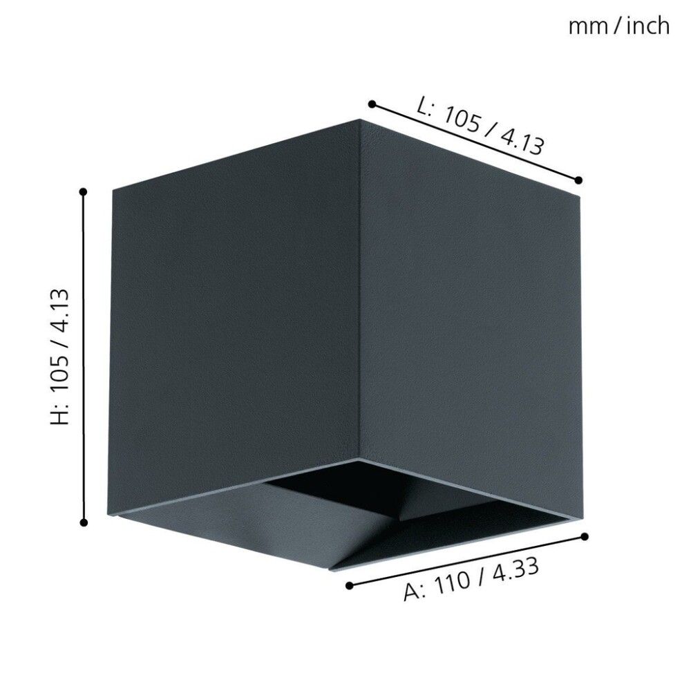 LED-välisvalgusti Eglo Calpino