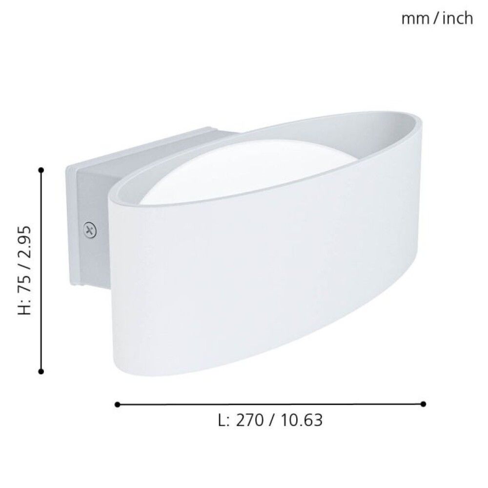 LED-välisvalgusti Eglo Chinoa valge