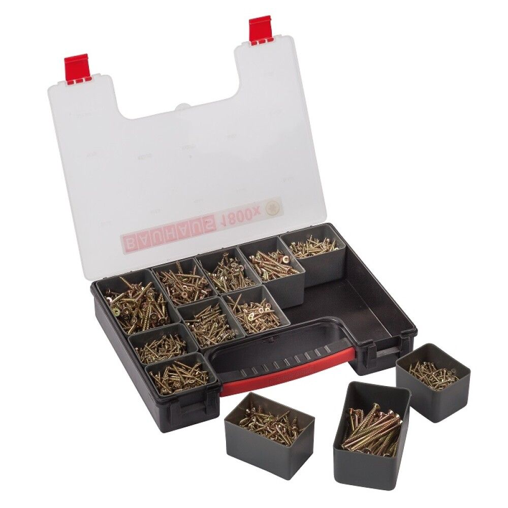 Kruvikomplekt BAUHAUS 1800 - osaline