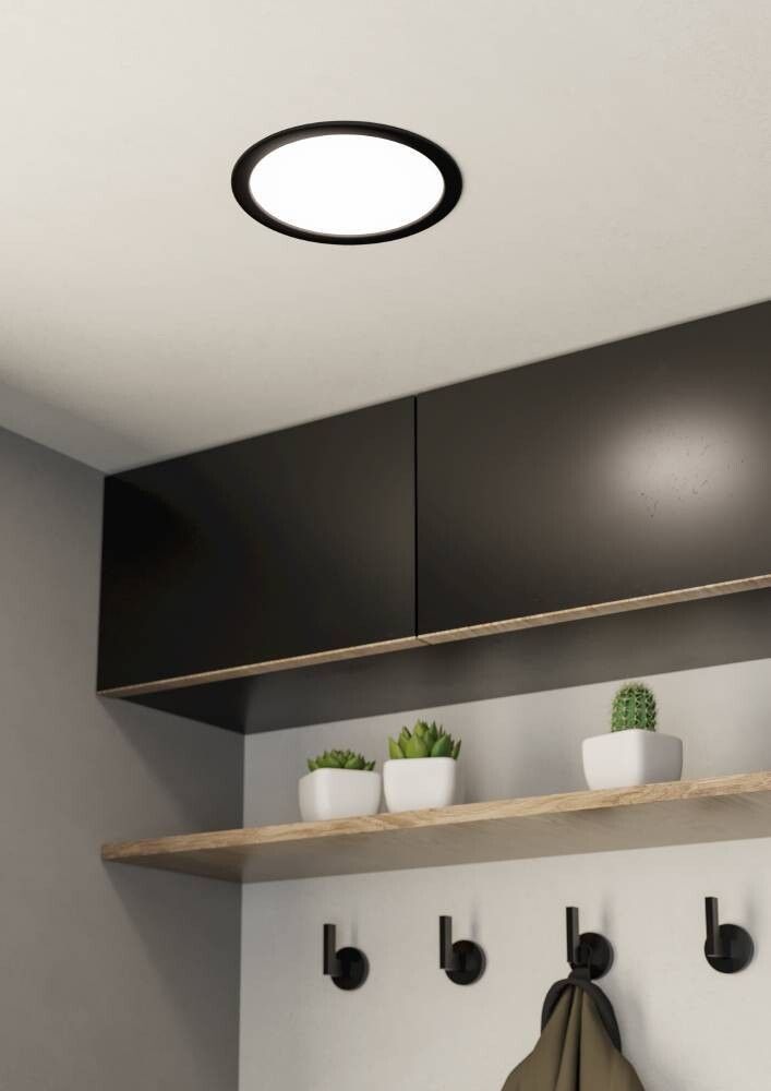 Süvistatav kohtvalgusti Eglo Fueva 5 LED Ø 216 mm, must