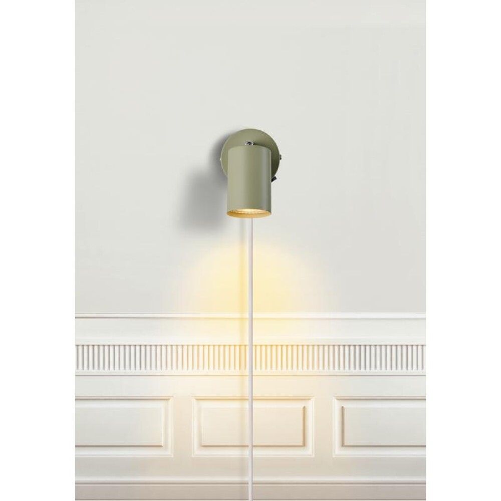 Seinavalgusti Nordlux Explore beež Roheline