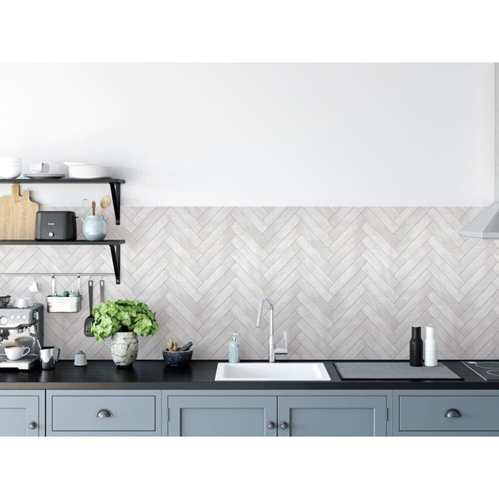 Niiskuskindel seinakate D-c-fix Natural Chevron 67,5 cm x 4 m, gray/lilla