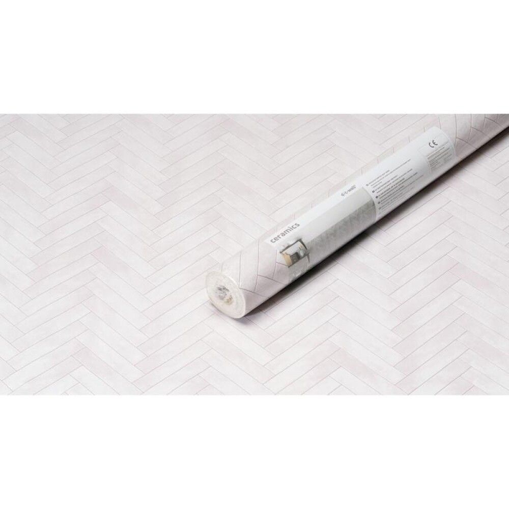 Niiskuskindel seinakate D-c-fix Natural Chevron 67,5 cm x 4 m, gray/lilla