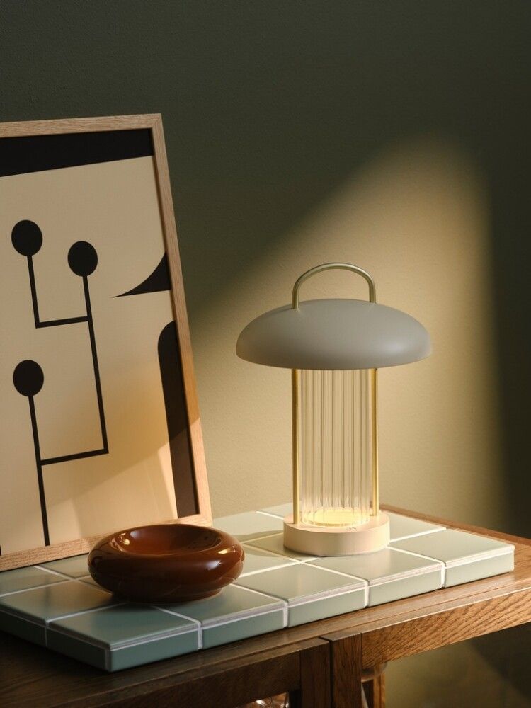 Laetav lauavalgusti Nordlux Mirano Ø 20 × 29 cm beež