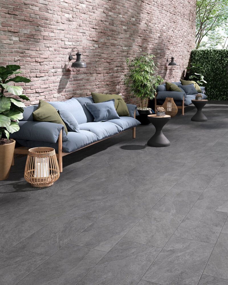 Seina-/põrandaplaat  Frassinoro Quartzite antratsiit 30 x 60,4 cm