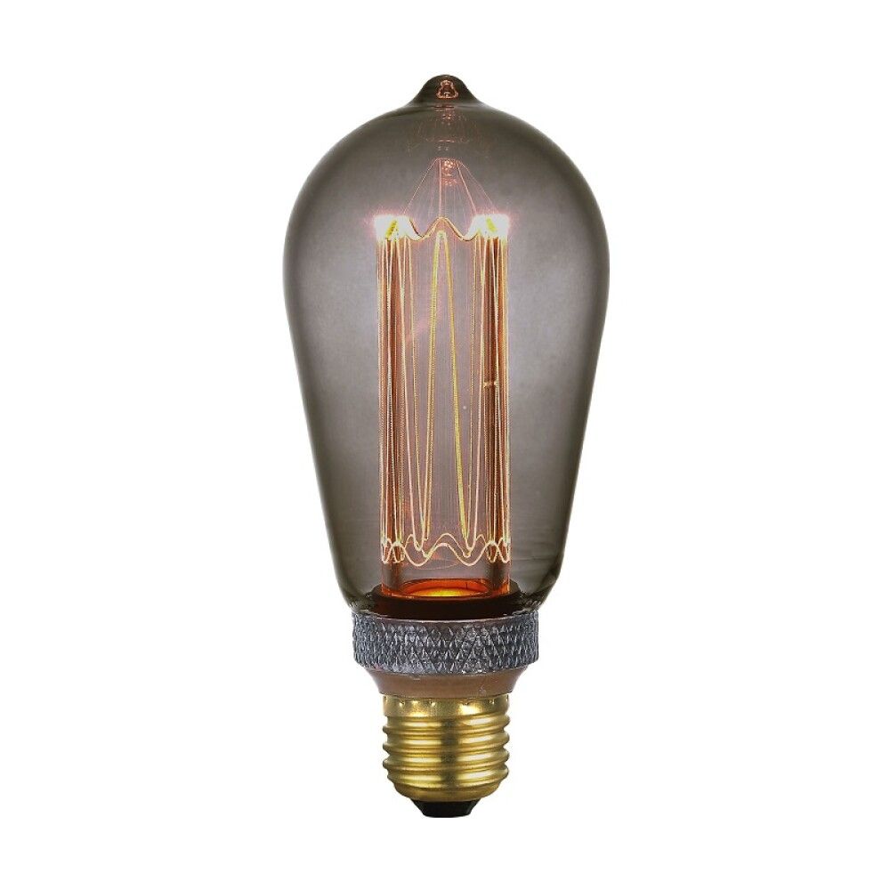 LED- dekoratiivlamp  Halo Design Drop E27, suitsuklaas