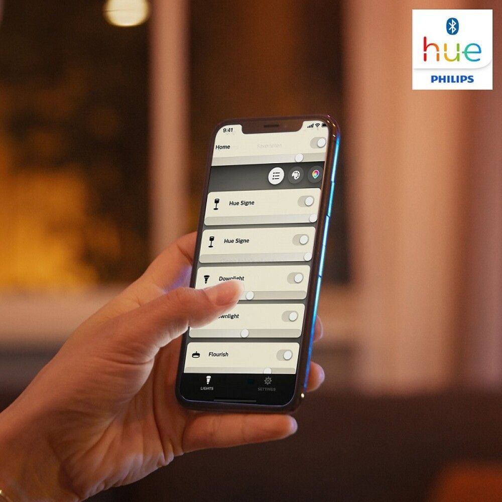 LED-nutilamp Philips Hue Luster White 5,7 W E14