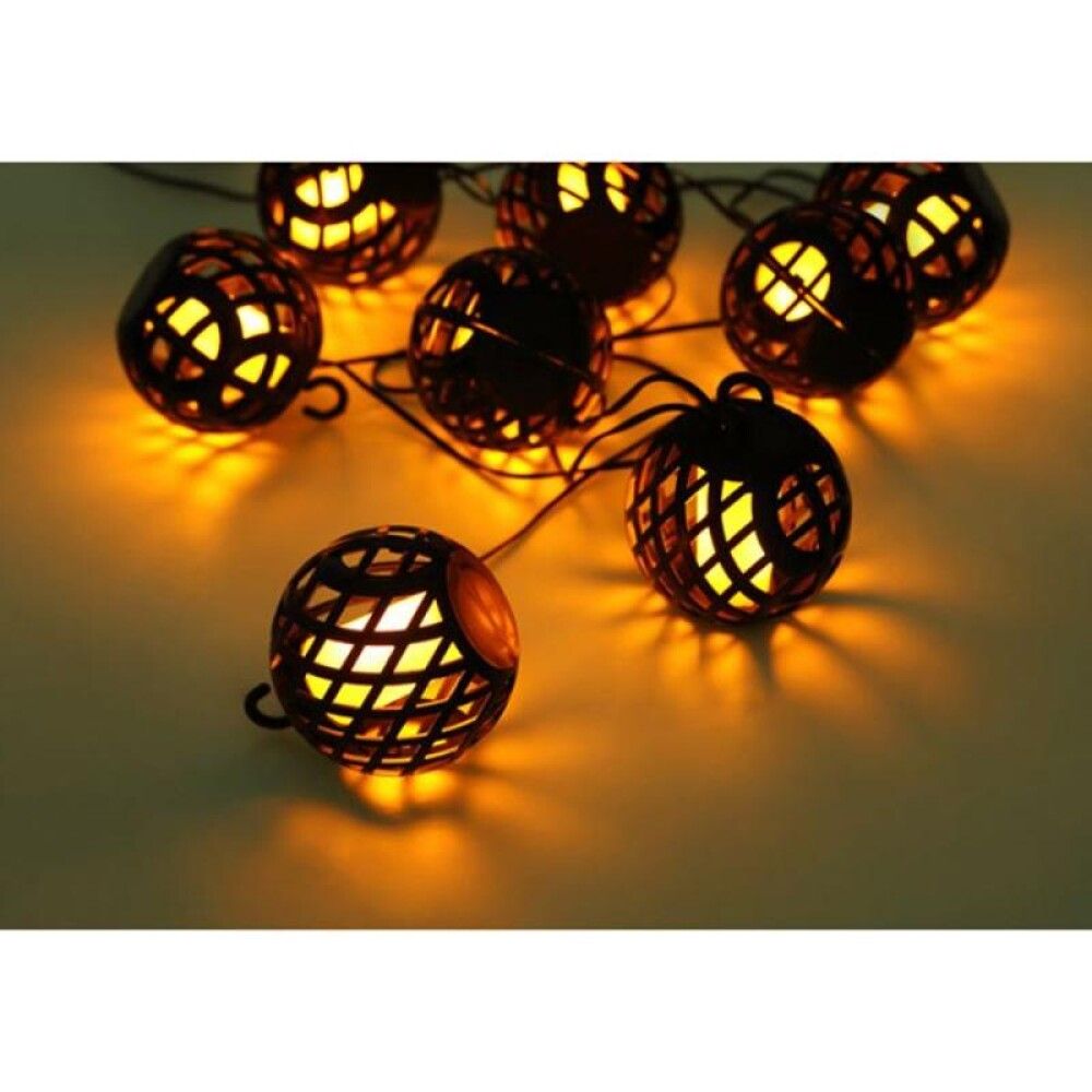 LED-päikesepatareiga valgussari Bauhaus Flame 8-osaline