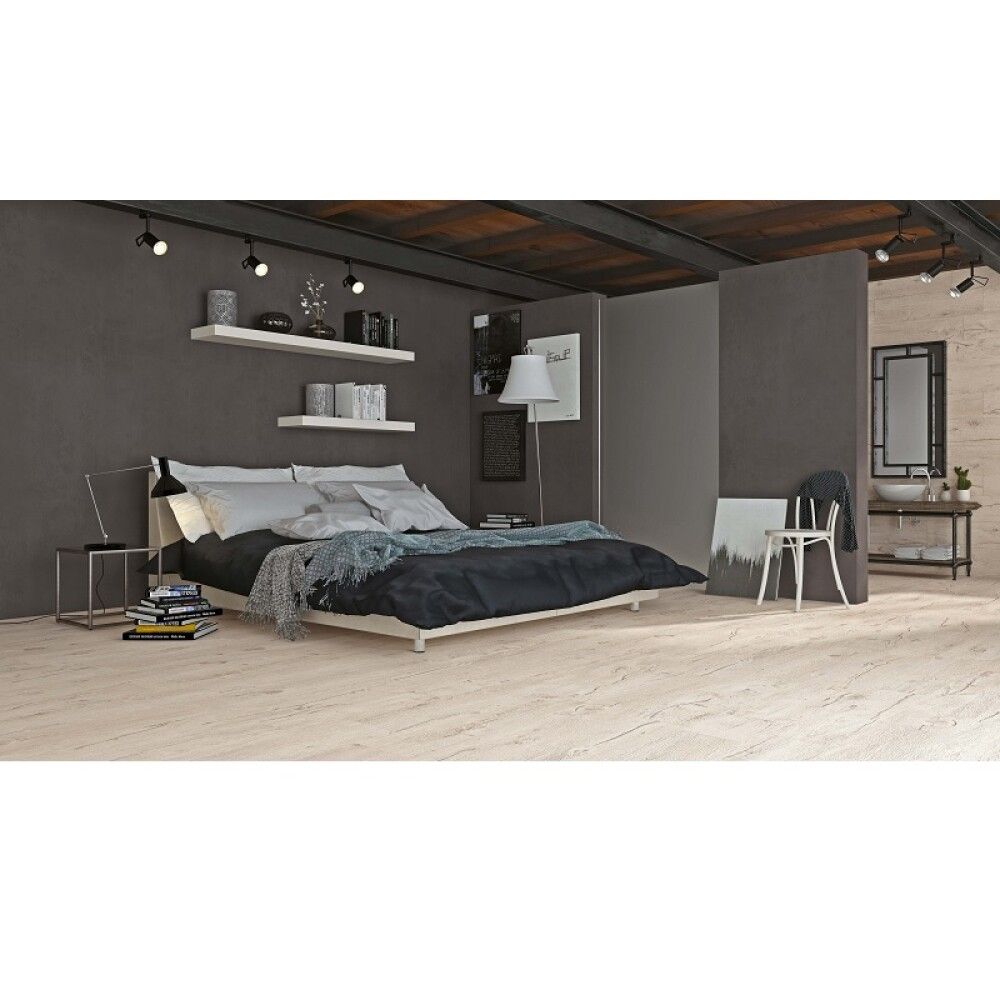 Põrandaplaat Fable valge 22,5 x 90 cm