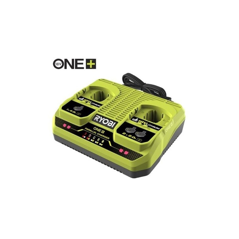 Akulaadija Ryobi ONE+ RC18240 18 V kahele akule