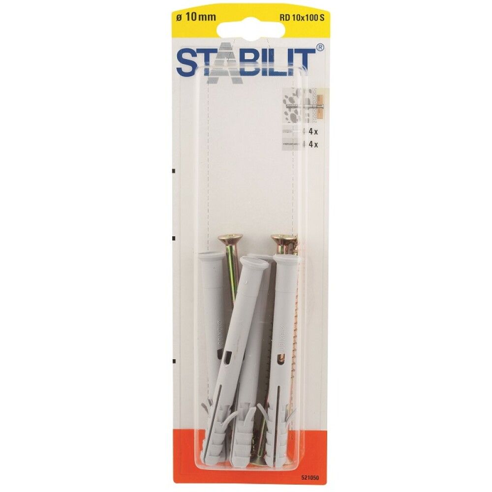 Tüübel kruviga Stabilit 10 x 100 mm