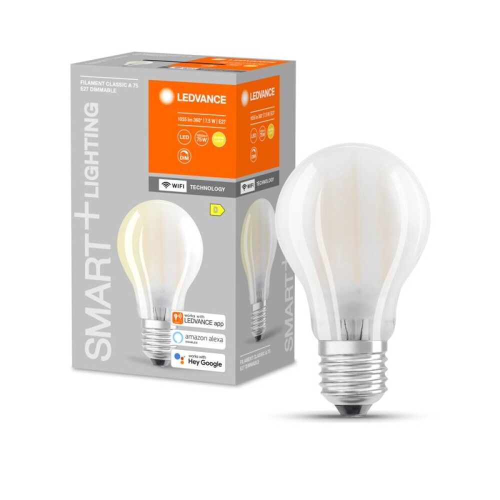 LED-lamp Ledvance SMART+ WIFI Filament Classic DIM 75 7,5 W/2700 K E27