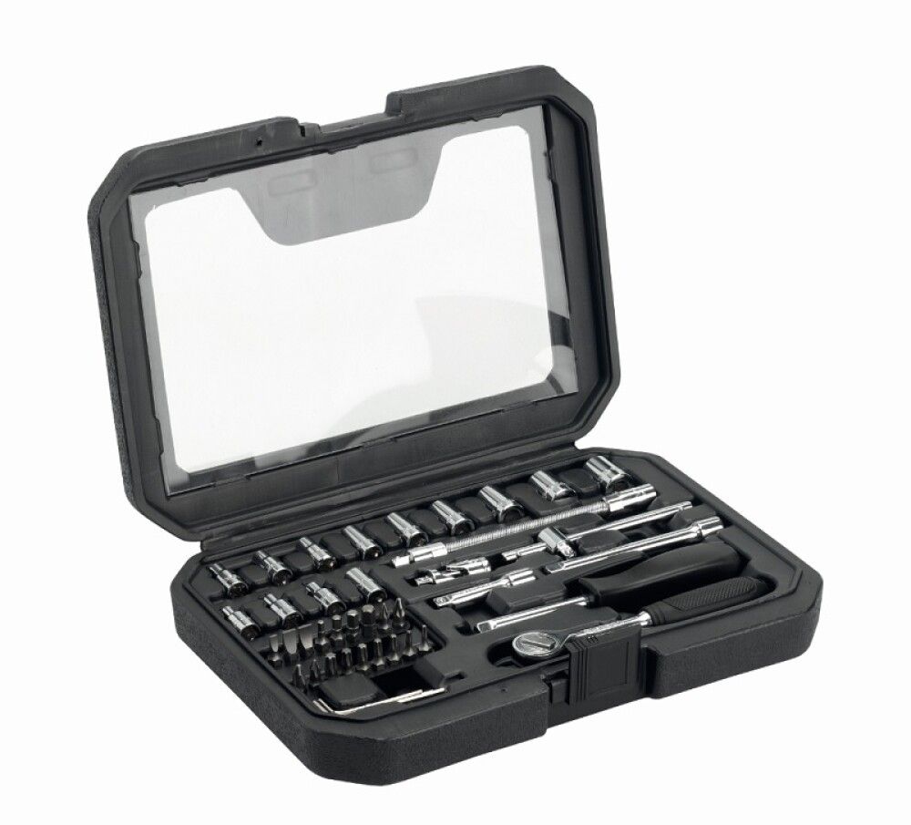 Padrunikomplekt Alpha tools 1/4, 41-osaline