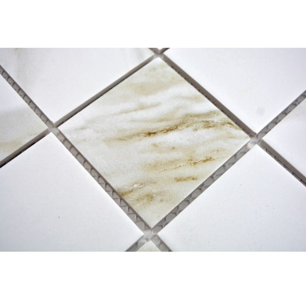 Mosaiik Fliesen Quadrat Calacatta