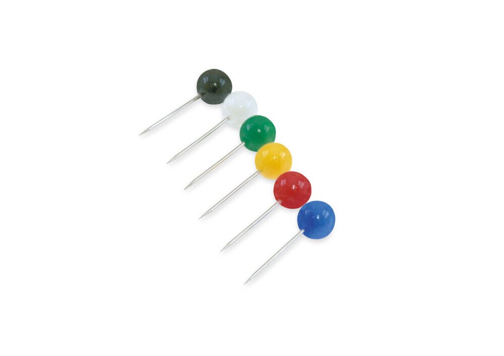 Kaardinõelte sortiment plast mitmevärviline 3,5 x  30 mm