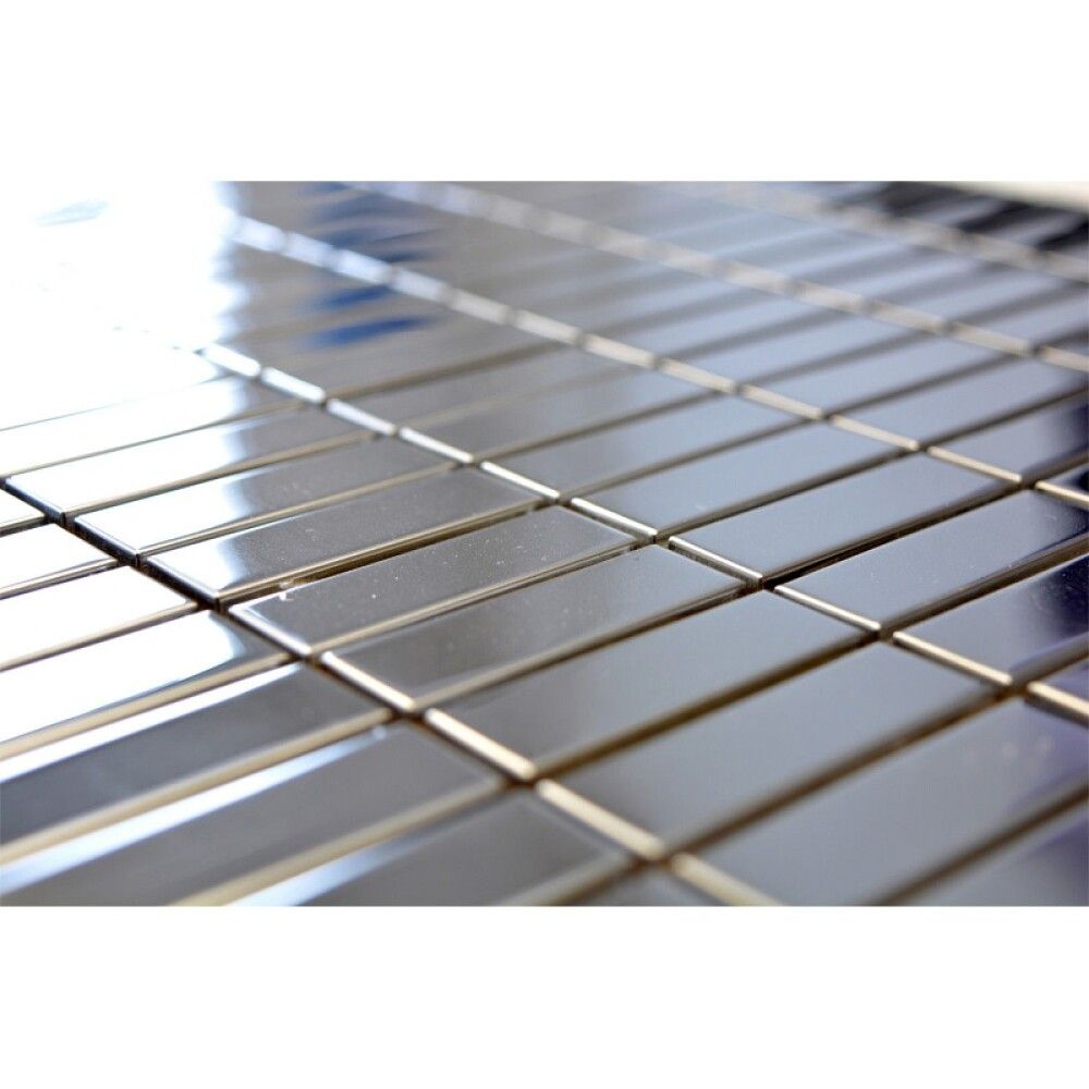 Mosaiik Silver Steel läikiv 29,8 x 30 cm