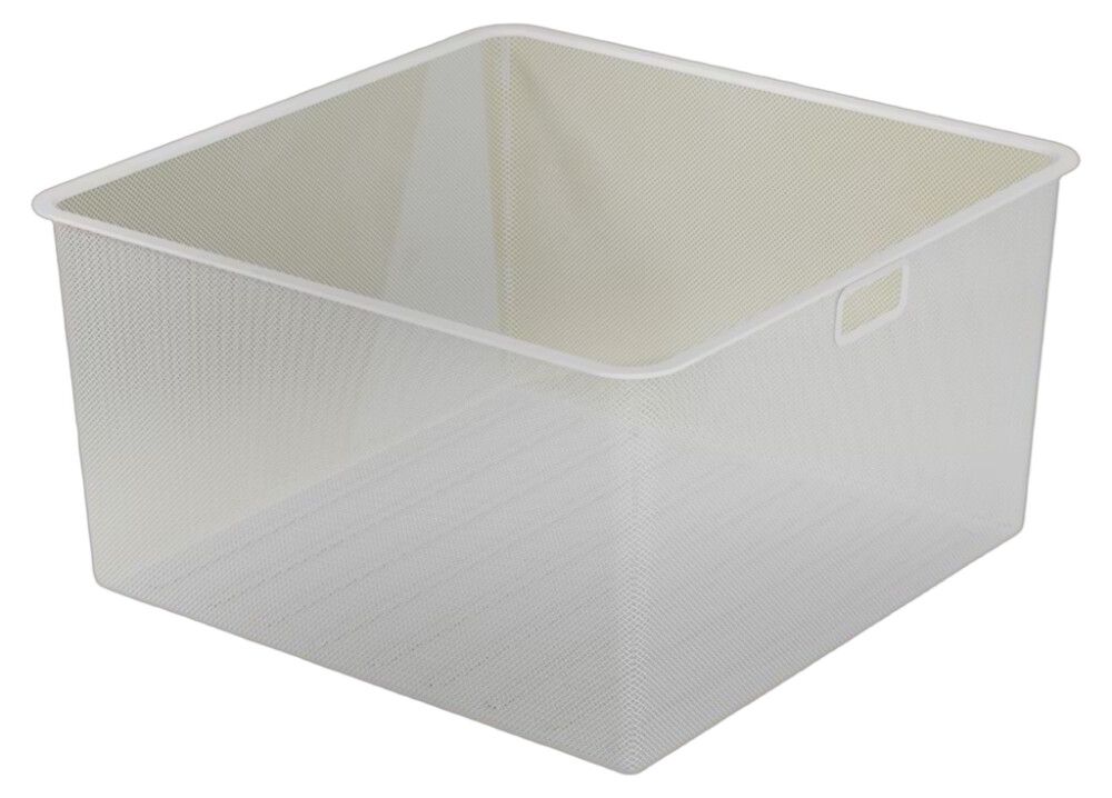 Mesh korv Lundbrgs wide valge 527 x 527 x 285 mm