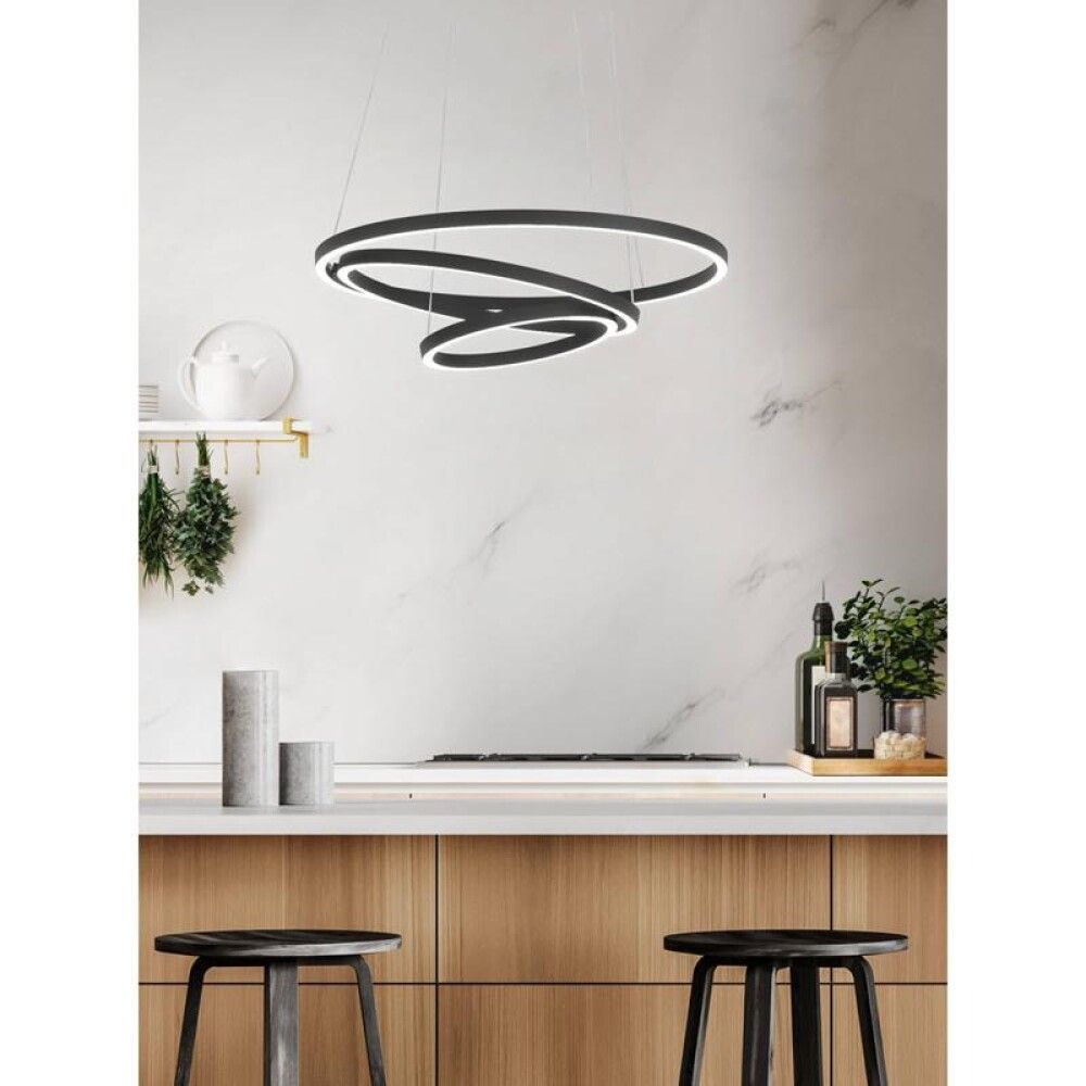 LED-rippvalgusti Eglo Connect Lobinero-Z must