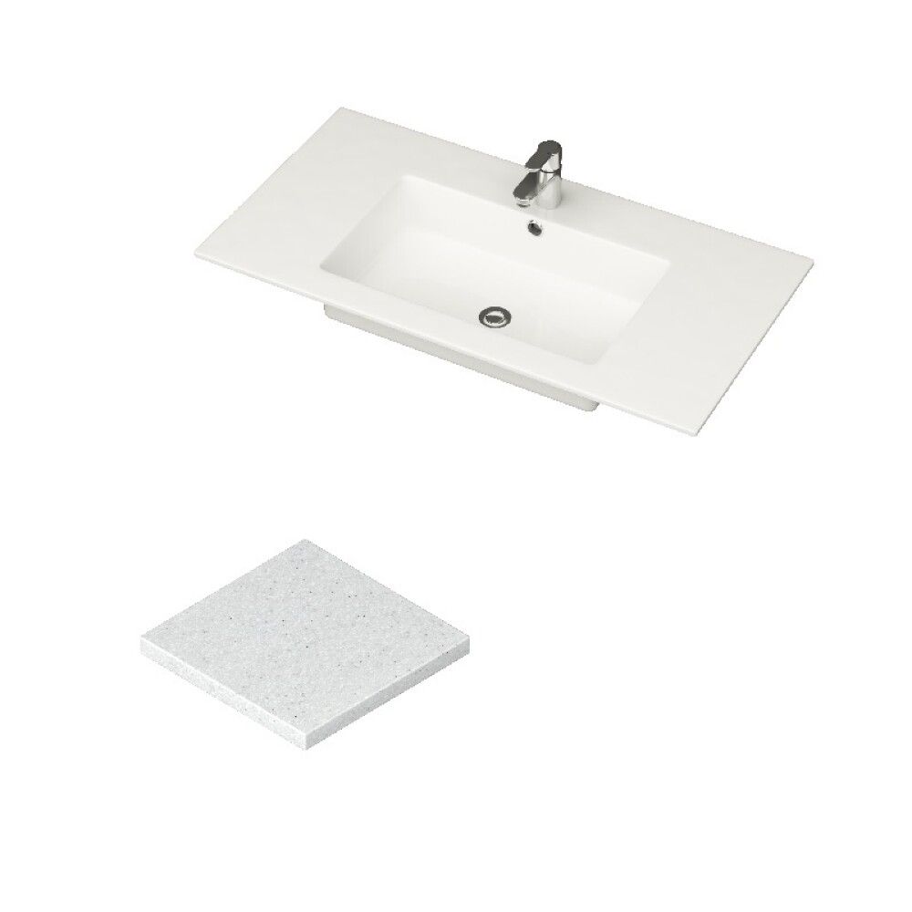 Töötasapind valamuga Skärgård IQ sädelev 50 cm