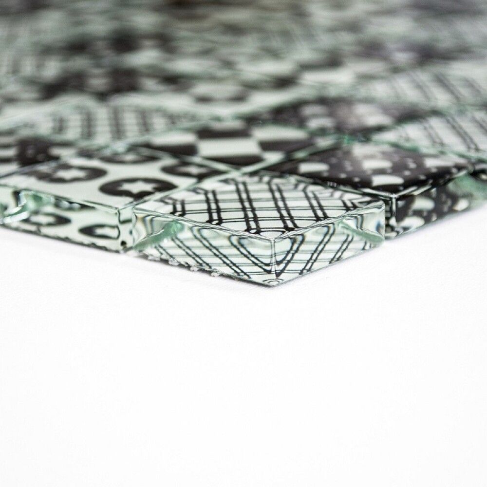 Klaasmosaiik Quadrat Crystal Mix 31,8 x 31,8 cm