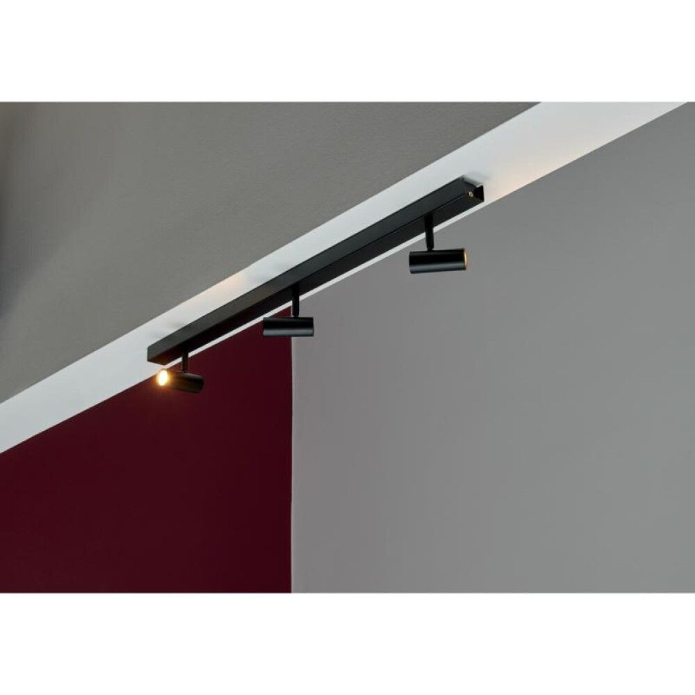 LED-kohtvalgusti Nordlux Omari must 3-osaline