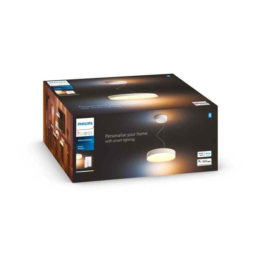 LED-rippvalgusti Philips Hue Enrave valge