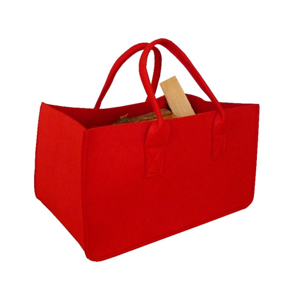 Küttepuude kandekorv Lienbacher punane