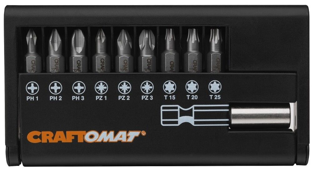 Otsikute komplekt Craftomat Standard 9-osaline