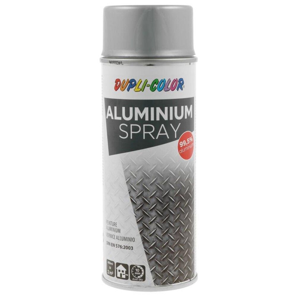 Aerosoolvärv Dupli-Color Aluminium Spray 400 ml, matthõbe